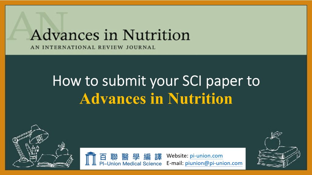 Advances in Nutrition