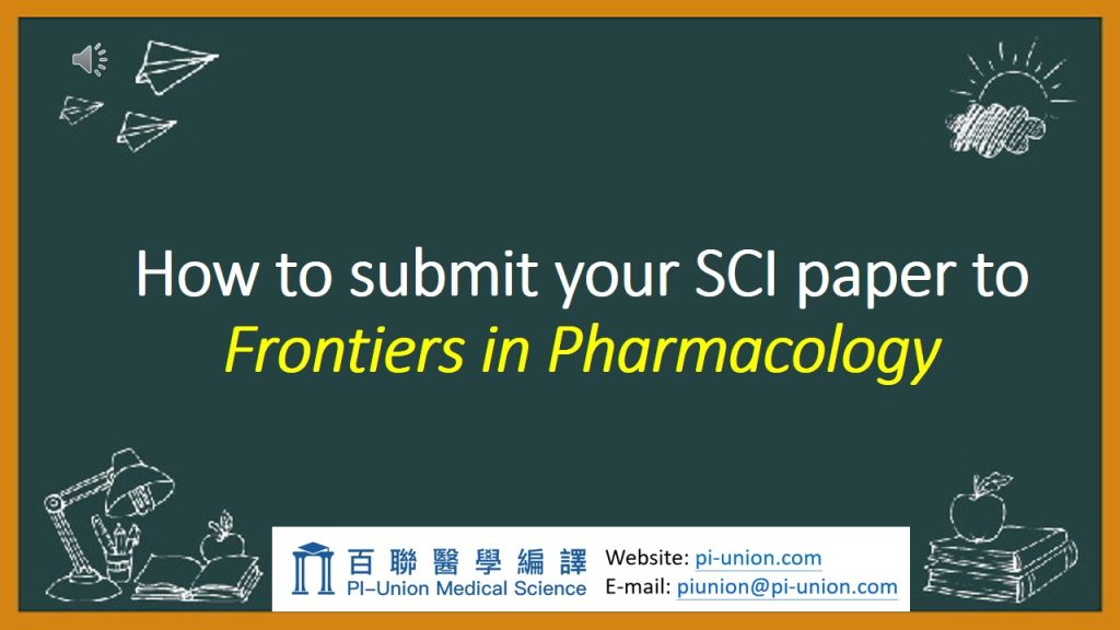 Frontiers in Pharmacology