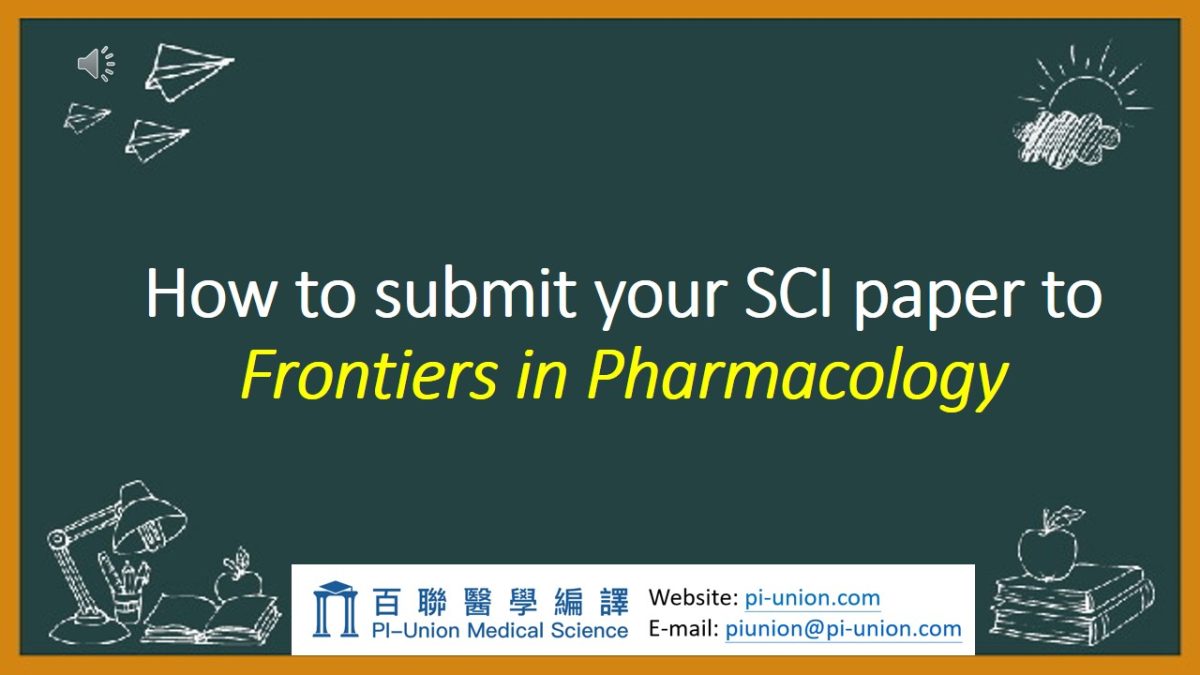 Frontiers in Pharmacology