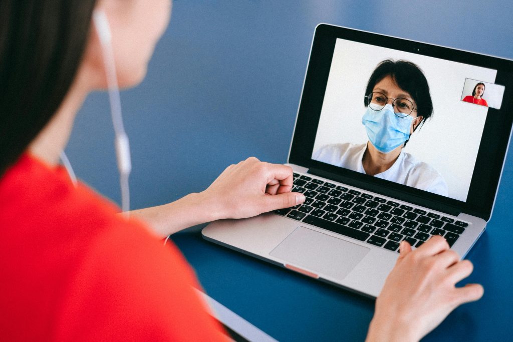 Telehealth and Health Care Contact Days Among Patients With Advanced Cancer After COVID-19